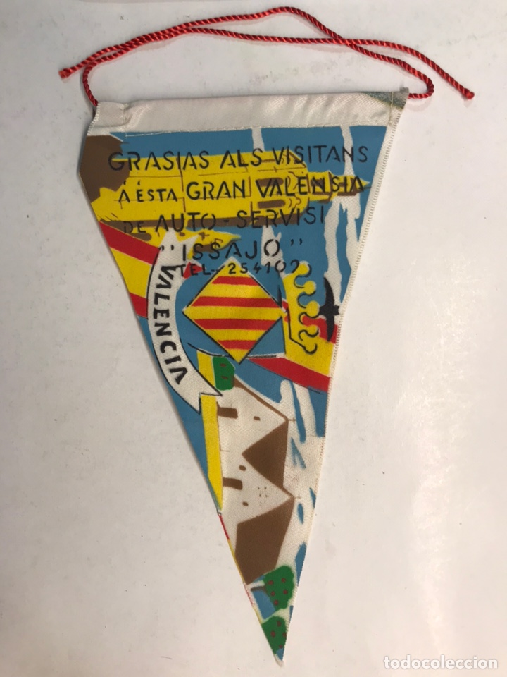 Collection pennants: BANDERIN. Valencia publicidad de la Ciudad.. Medidas: 23 x 13 cm.,