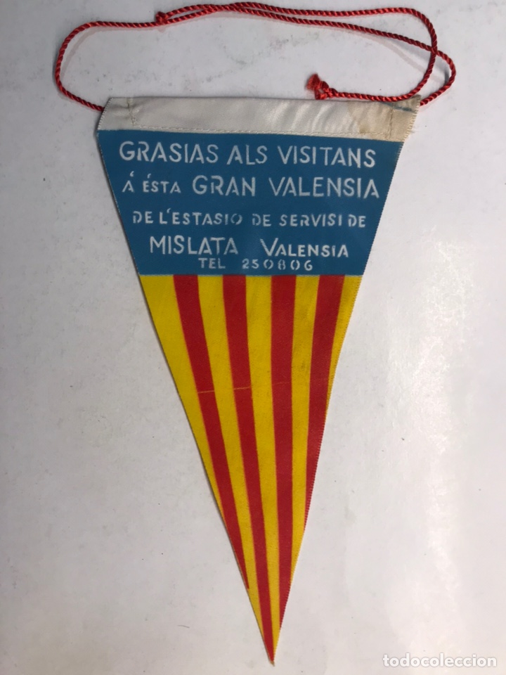 Collection pennants: BANDERIN. Valencia publicidad de la Ciudad..Medidas: 23 x 13 cm.,