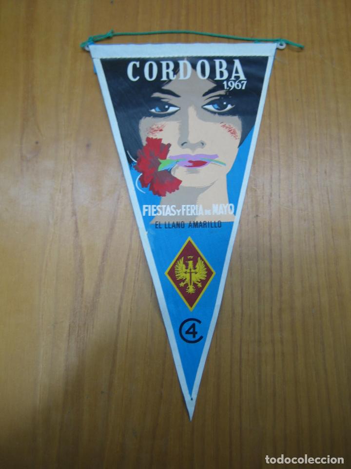 Fanions de collection: Antiguo banderin Fiestas de Mayo Cir 4 de Cerro Mariano. Cordoba