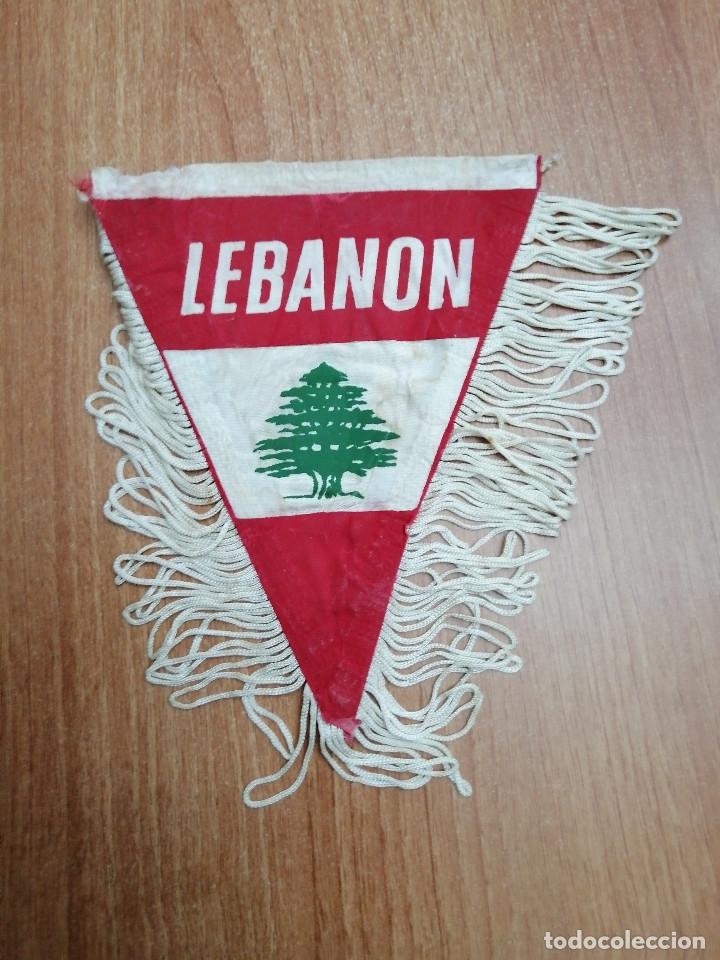 Banderines de colecci&oacute;n: BANDERIN DE LEBANON
