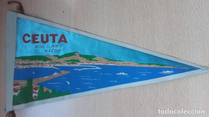 Banderines de colecci&oacute;n: BANDERIN DE CEUTA DESDE EL MONTE HACHO