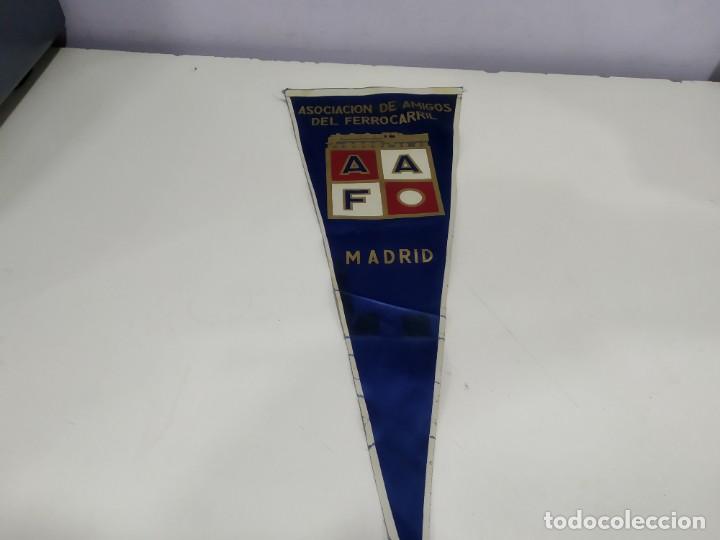 Galhardetes de cole&ccedil;&atilde;o: ANTIGUO BANDERIN  DE ASOCIACION AMIGOS DEL FERROCARRIL MADRID