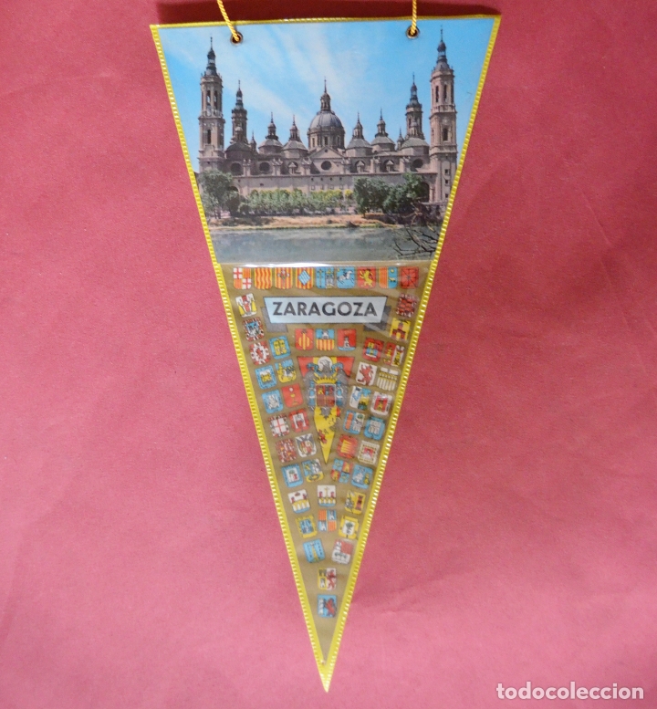 Galhardetes de cole&ccedil;&atilde;o: ZARAGOZA - EL PILAR - ESCUDOS DE ESPA&Ntilde;A - BANDERIN