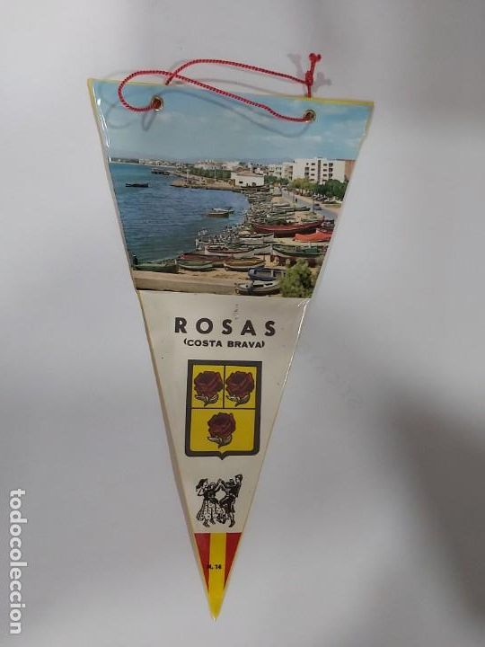 Banderines de colecci&oacute;n: ANTIGUO BANDERIN DE  ROSAS