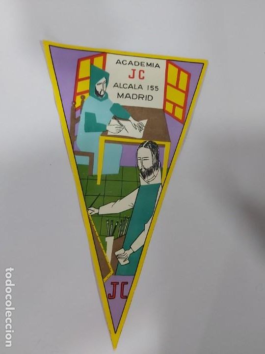 Banderines de colecci&oacute;n: ANTIGUO BANDERIN DE  ACADEMIA JC