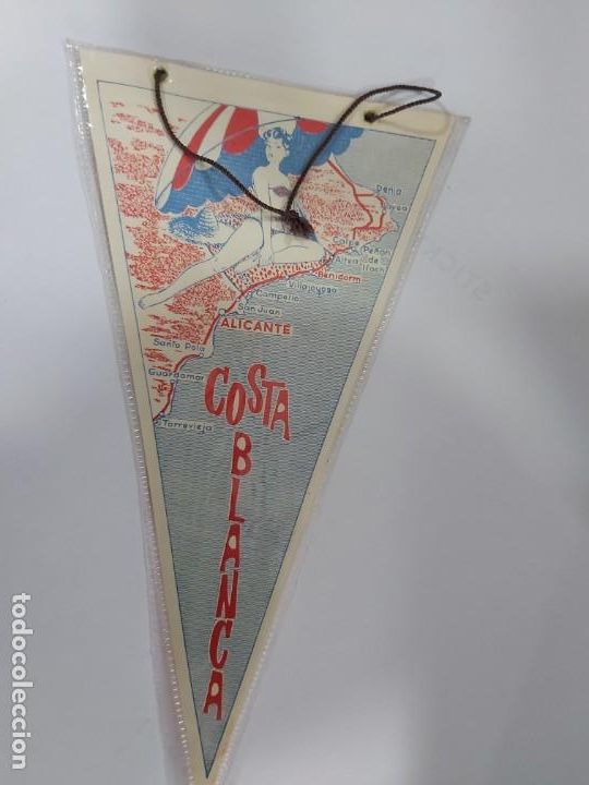 Banderines de colecci&oacute;n: ANTIGUO BANDERIN DE COSTA BLANCA