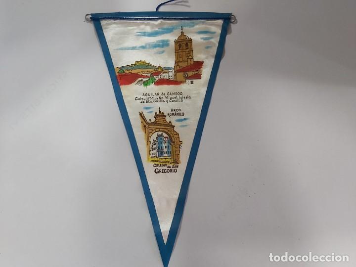 Banderines de colecci&oacute;n: ANTIGUO BANDERIN DE AGUILAR DE CAMPO