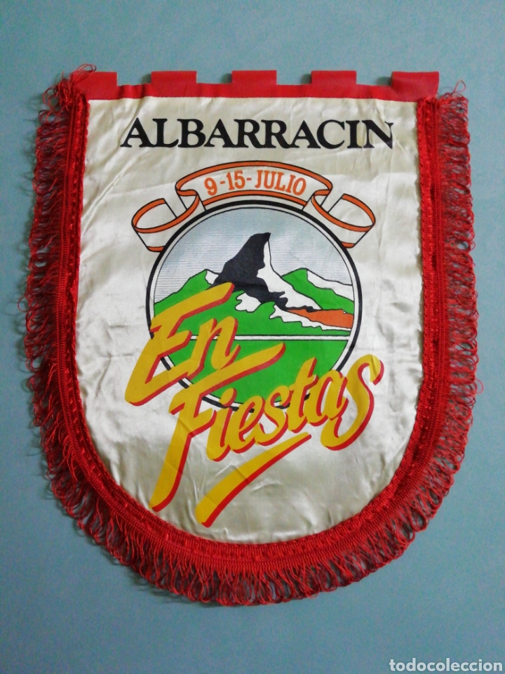 Banderines de colecci&oacute;n: banderin ALBARRACIN EN FIESTAS