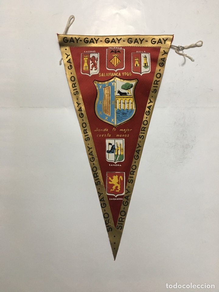 Banderines de colecci&oacute;n: BANDER&Iacute;N. SIRO GAY. SALAMANCA 1906. DONDE LO MEJOR CUESTA MENOS.