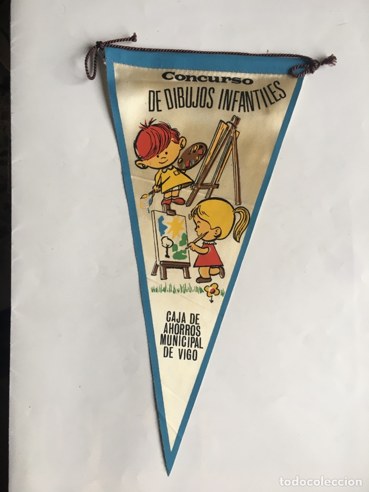 Banderines de colecci&oacute;n: BANDER&Iacute;N. CONCURSO DE DIBUJOS INFANTILES. CAJA DE AHORROS MUNICIPAL DE VIGO.
