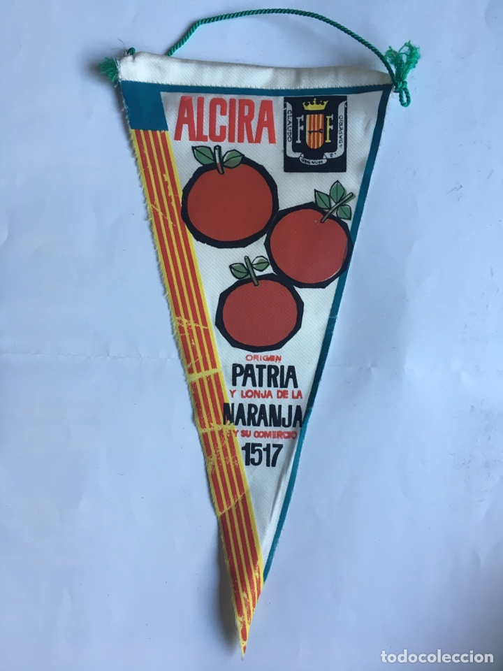 Galhardetes de cole&ccedil;&atilde;o: BANDER&Iacute;N. ALZIRA. ORIGEN PATRIA Y LONJA DE LA NARANJA Y SU COMERCIO 1517.