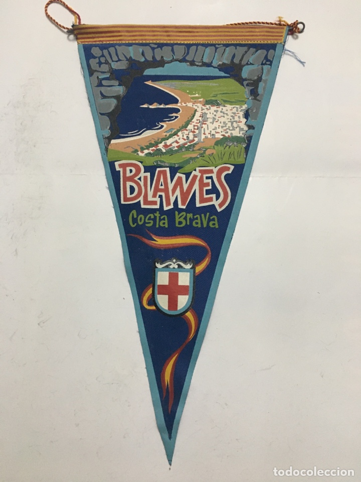 Galhardetes de cole&ccedil;&atilde;o: BANDER&Iacute;N. BLANES. COSTA BRAVA.