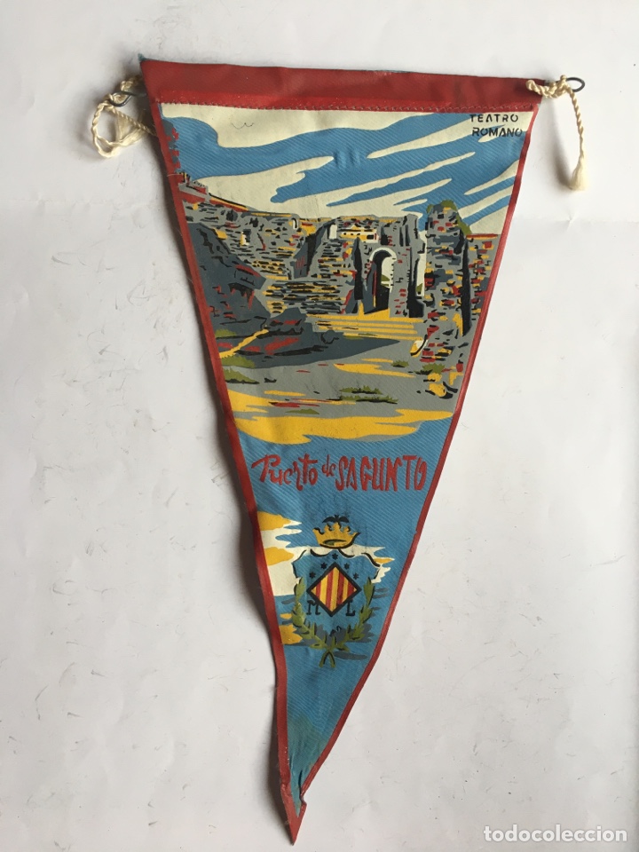 Galhardetes de cole&ccedil;&atilde;o: BANDER&Iacute;N. PUERTO DE SAGUNTO. TEATRO ROMANO.