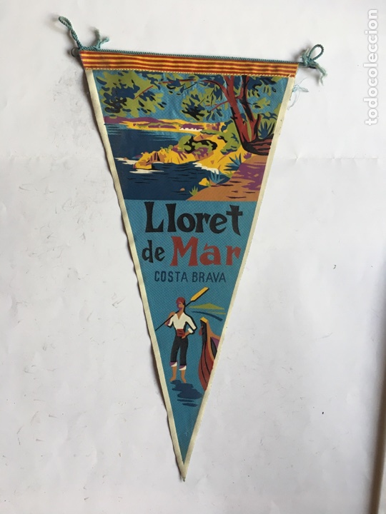 Galhardetes de cole&ccedil;&atilde;o: BANDER&Iacute;N. LLORET DE MAR. COSTA BRAVA.