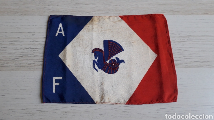 Fanions de collection: Bander&iacute;n tela Lineas A&eacute;reas, Aerol&iacute;neas Francesas Air France. A&ntilde;os 50.