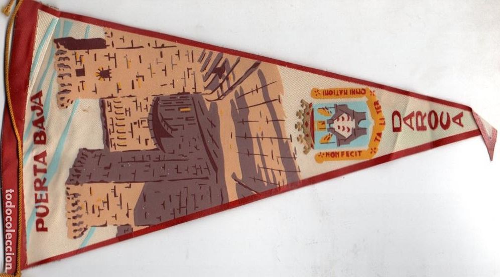 Sammlung von Wimpeln: BANDERIN EN TELA : DAROCA PUERTA BAJA