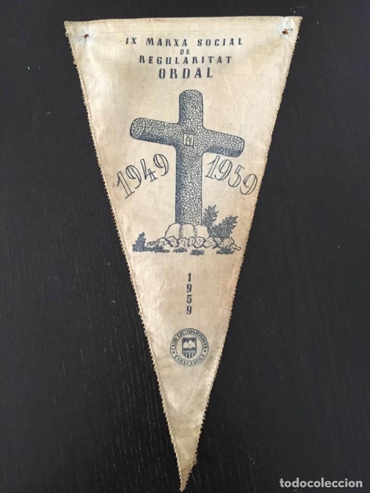 Sammlung von Wimpeln: (M0) BANDER&Iacute;N CLUB EXCURSIONISTA COLLCEROLA 1959 IX MARXA DE REGULARITAT ORDAL