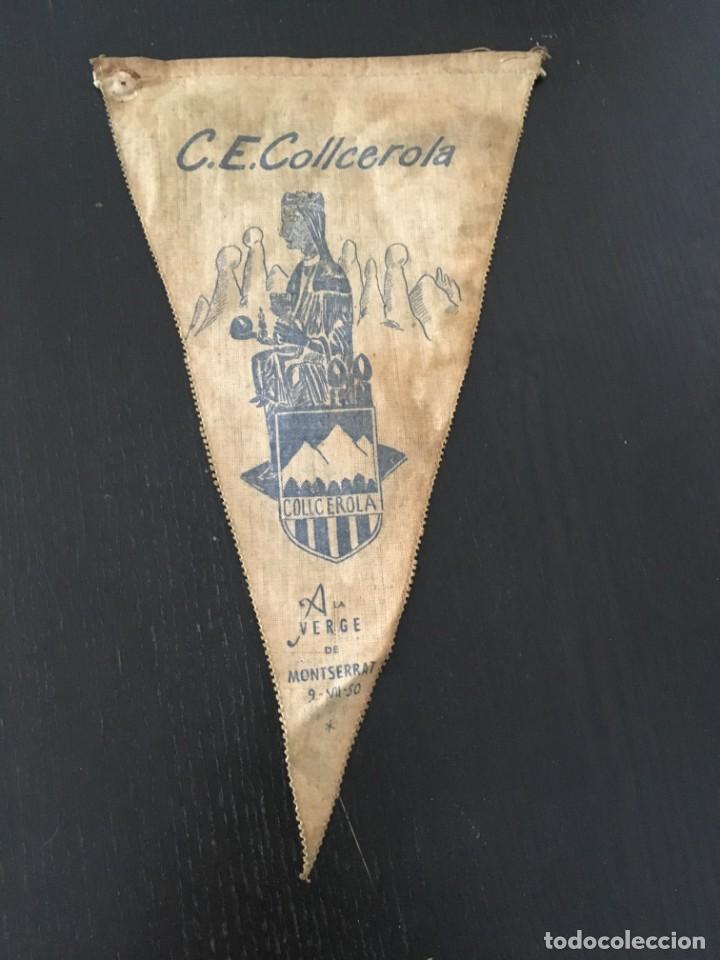 Sammlung von Wimpeln: (M0) BANDER&Iacute;N CLUB EXCURSIONISTA COLLCEROLA 1950 VERGE DE MONTSERRAT CE.COLLCEROLA