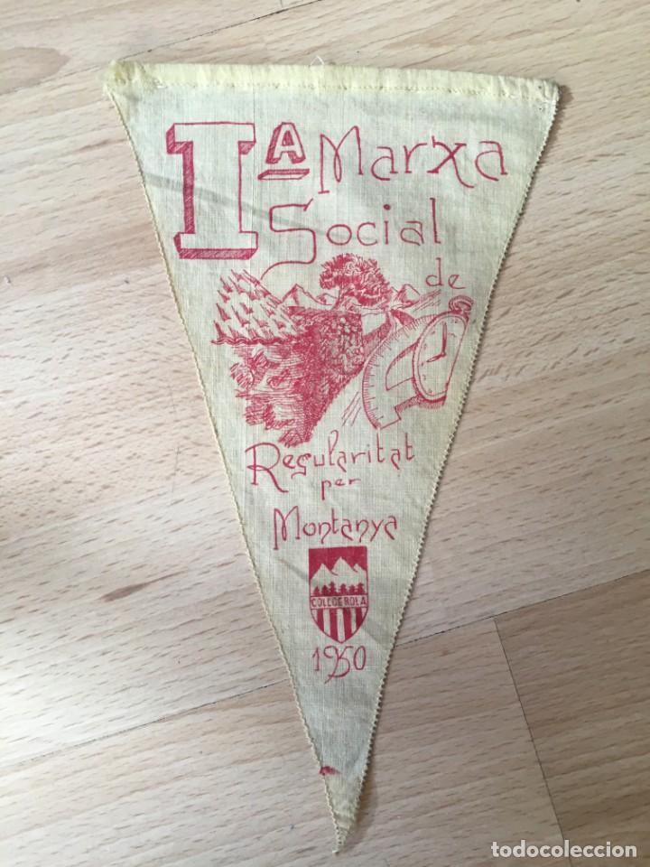 Sammlung von Wimpeln: (M0) BANDER&Iacute;N CLUB EXCURSIONISTA COLLCEROLA 1950 II CAMPAMENT HOSTALETS DE BALANYA