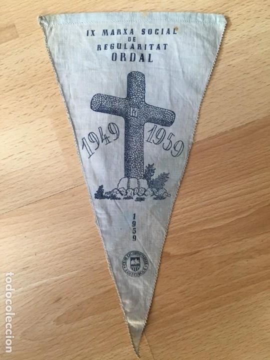 Sammlung von Wimpeln: (M0) BANDER&Iacute;N CLUB EXCURSIONISTA COLLCEROLA 1959 IX MARXA SOCIAL DE REGULARITAT ORDAL