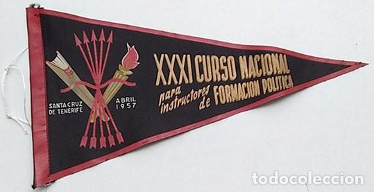 Banderines de colecci&oacute;n: BANDER&Iacute;N DE XXXI CURSO NACIONAL INSTRUCTORES FORMACI&Oacute;N POL&Iacute;TICA , 1957