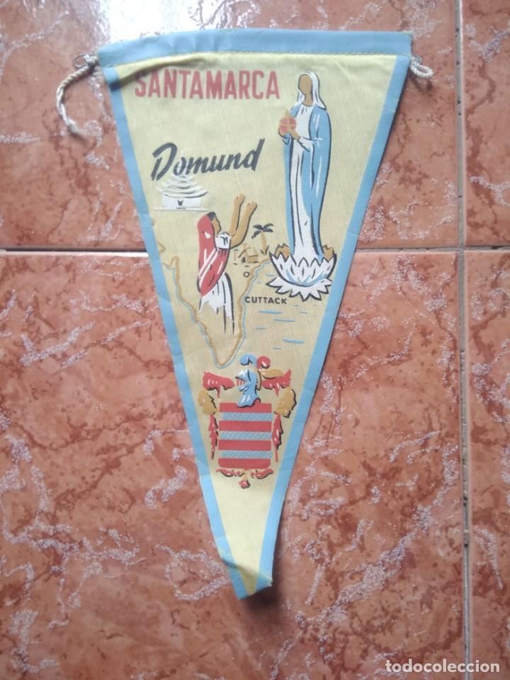 Fanions de collection: Antiguo banderin santamarca domund