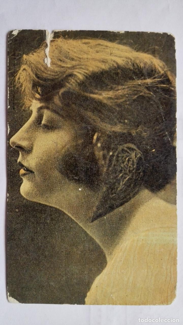 Fanions de collection: POSTAL ARTISTAS DEL PROGRAMA AJURIA, DOROTHY DALTON, SERIE 11 N&ordm; 21 PUBLICIDAD CHOCOLATE AMATLLER