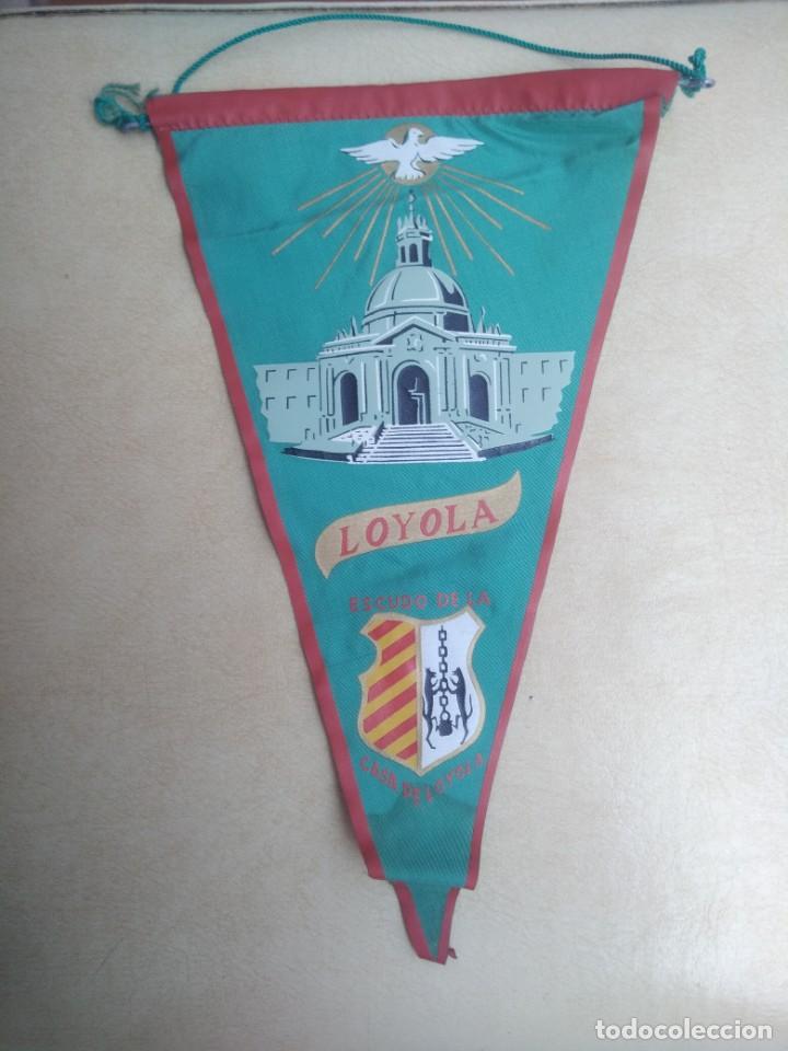 Banderines de colecci&oacute;n: Antiguo banderin Loyola, escudo de la casa de loyola