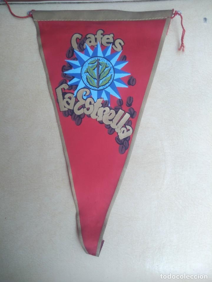 Banderines de colecci&oacute;n: Antiguo banderin cafes la estrella