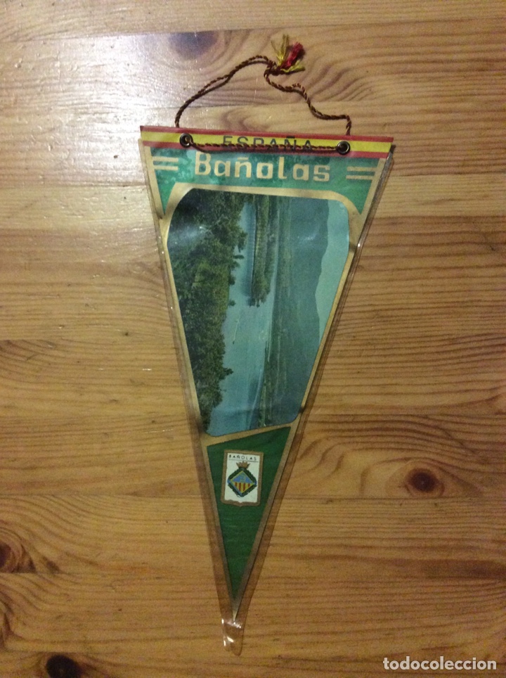 Collection pennants: Banderin ba&ntilde;olas Banyoles imagen lago y escudo
