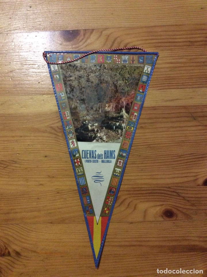 Collection pennants: Banderin Cuevas dels Hams Porto Cristo Mallorca Baleares