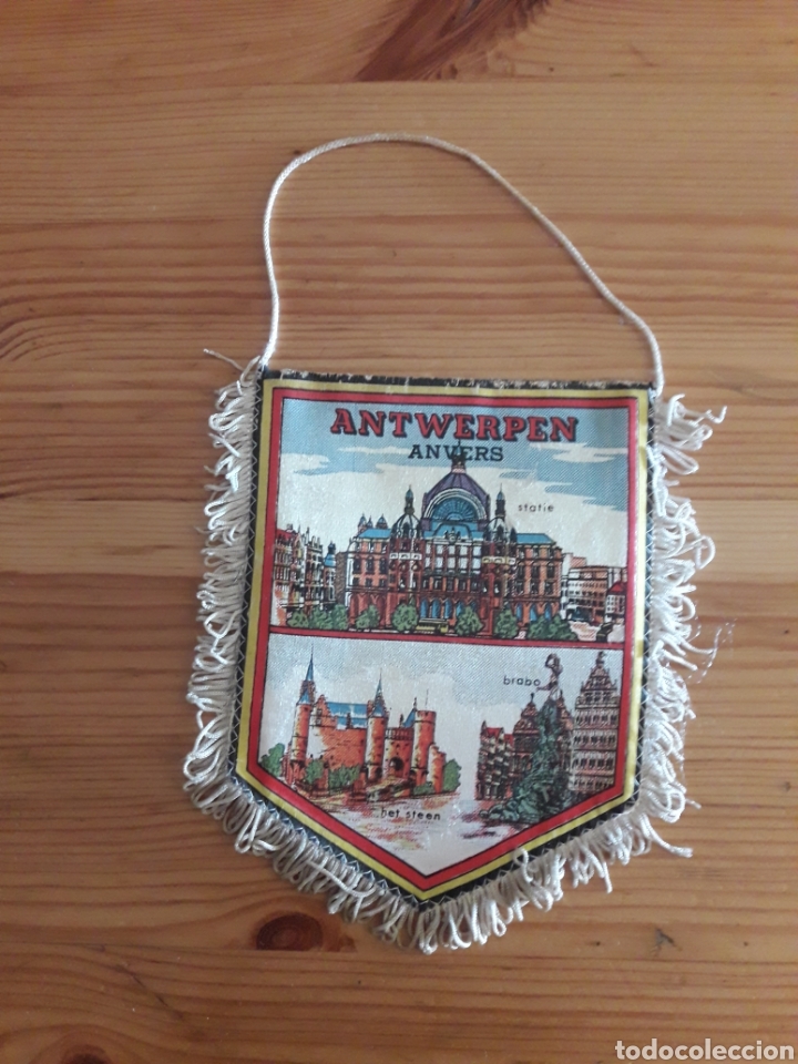 Galhardetes de cole&ccedil;&atilde;o: Banderin Antwerpen Anvers Belgica