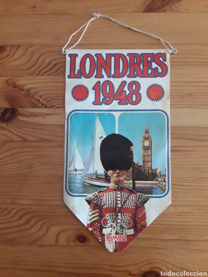 Collection pennants: Banderin Bimbo Londres Big Ben 1948 Deporte Juegos Olimpicos olympic