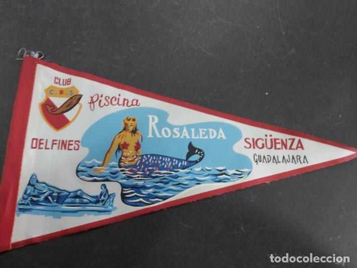Galhardetes de cole&ccedil;&atilde;o: ANTIGUO BANDERIN PISCINA SIGUENZA