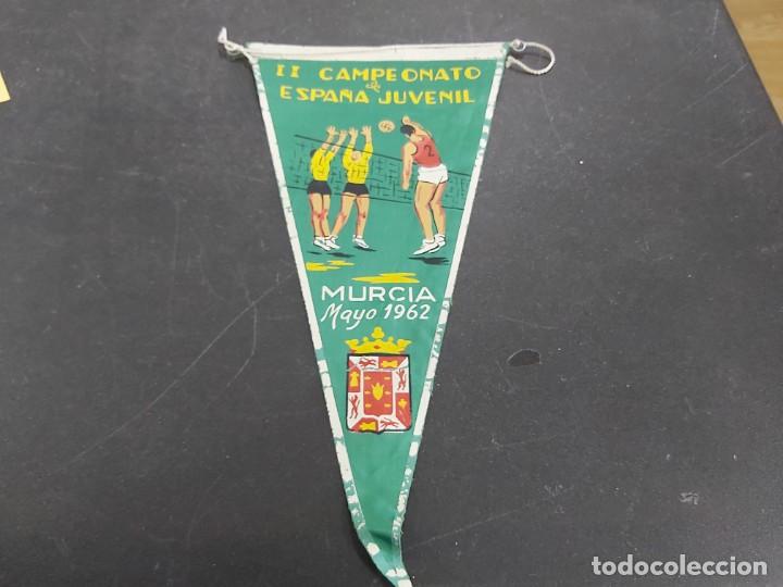 Bandierine di collezione: ANTIGUO BANDERIN VOLLEY BALL CAMPEONATO ESPA&Ntilde;A