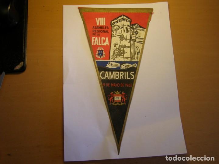 Bandierine di collezione: Banderin VIII asamblea FALCA Lasalle, Cambrils, a&ntilde;o 1965.