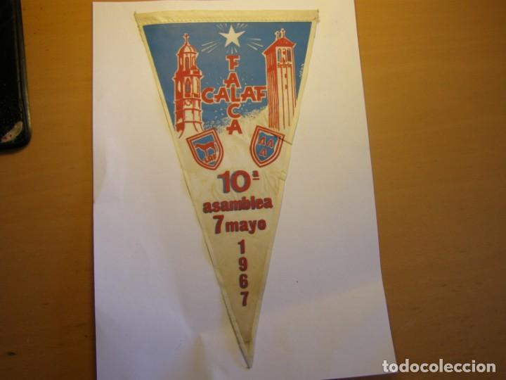 Bandierine di collezione: Banderin 10&ordf; asamblea FALCA Lasalle, Calaf, a&ntilde;o 1967.