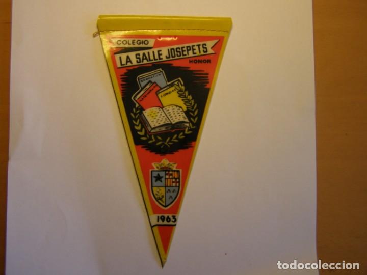 Galhardetes de cole&ccedil;&atilde;o: Banderin Lasalle, Josepets, a&ntilde;o 1963. Honor.