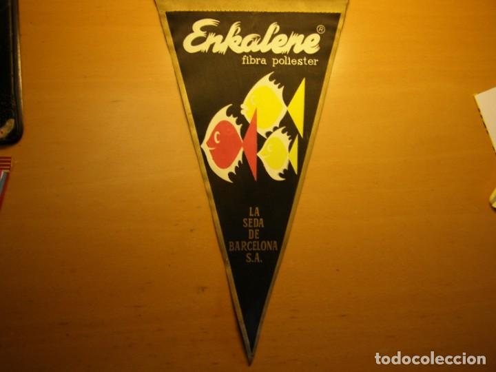 Galhardetes de cole&ccedil;&atilde;o: Banderin de EKALENE, Industria de la Seda, Barcelona, a&ntilde;os 60.