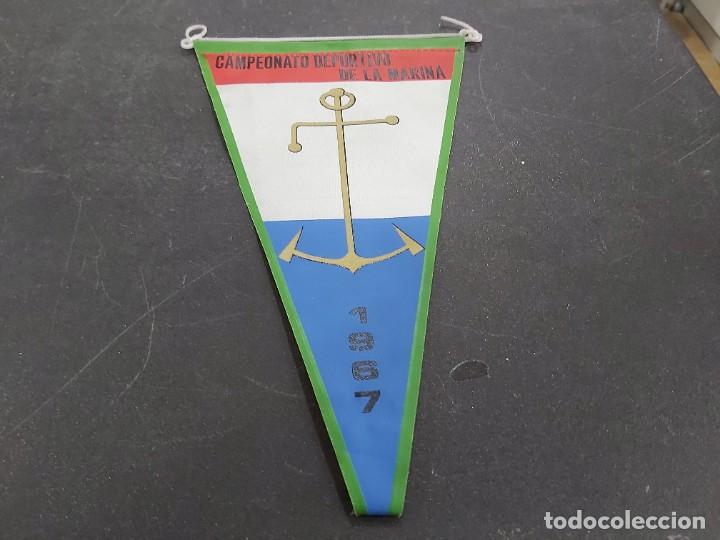 Galhardetes de cole&ccedil;&atilde;o: antiguo banderin campamento marina