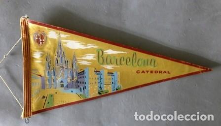 Sammlung von Wimpeln: BANDERIN DE TELA BARCELONA CATEDRAL - BANDERIN-246
