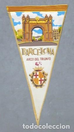 Bandierine di collezione: BANDERIN DE TELA ARCO DEL TRIUNFO, BARCELONA - BANDERIN-268