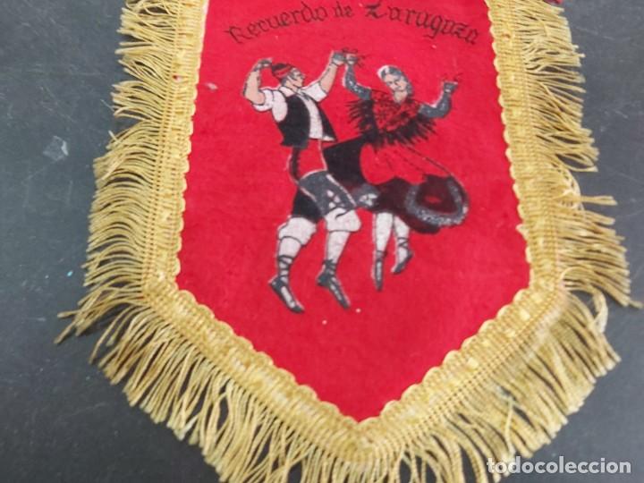 Bandierine di collezione: ANTIGUO BANDERIN RECUERDO DE ZARAGOZA
