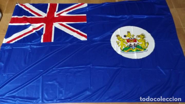 Bandierine di collezione: ANTIGUA BANDERA COLONIAL HONG KONG , 1959-1997 , 120 X 200 CM , NUEVA