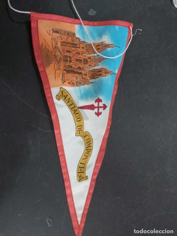 Galhardetes de cole&ccedil;&atilde;o: BANDERIN ANTIGUO DE SANTIAGO DE COMPOSTELA