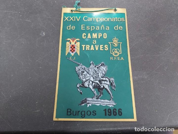 Galhardetes de cole&ccedil;&atilde;o: BANDERIN ANTIGUO DE CAMPEONATO ESPA&Ntilde;A CAMPO A TRAVES