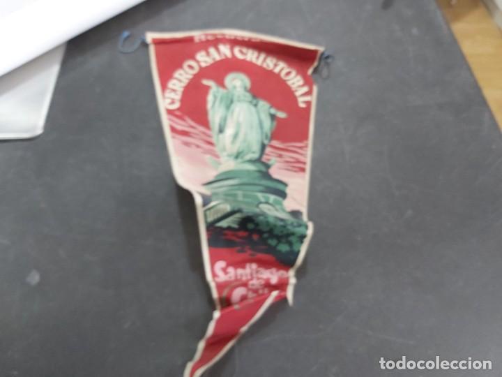 Collection pennants: BANDERIN ANTIGUO DE CERRRO SAN CRISTOBAL CHILE