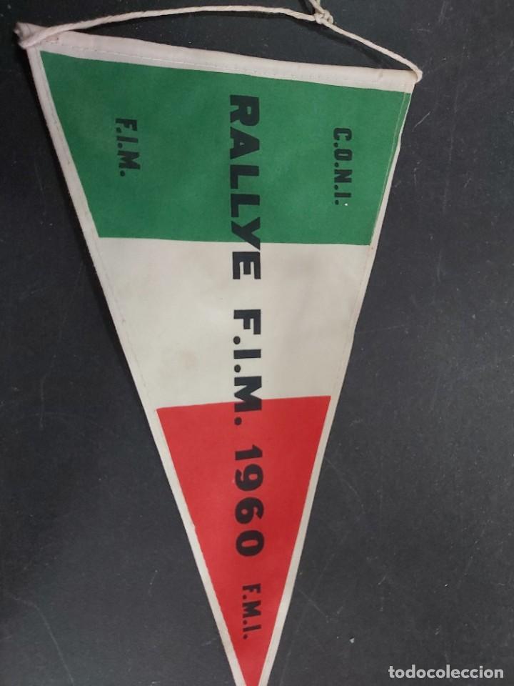 Collection pennants: BANDERIN ANTIGUO DE RALLY FIM 1960