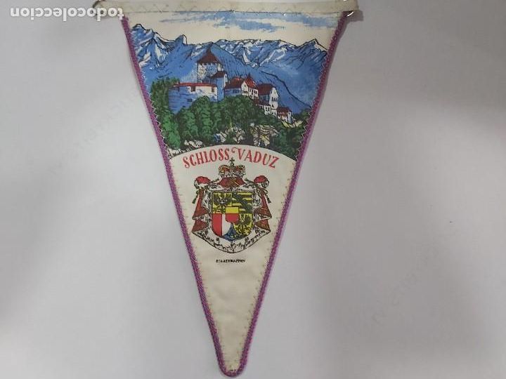 Collection pennants: BANDERIN ANTIGUO DE VADUZ