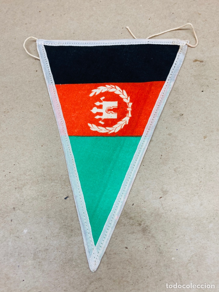 Banderines de colecci&oacute;n: Banderin de tela Afganist&aacute;n /PM2